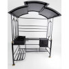 Мангал с крышей и печкой Шеф