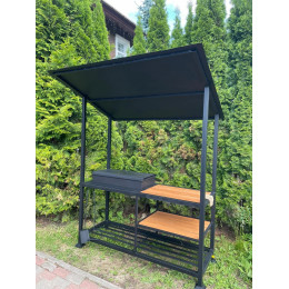 Мангал с крышей E1