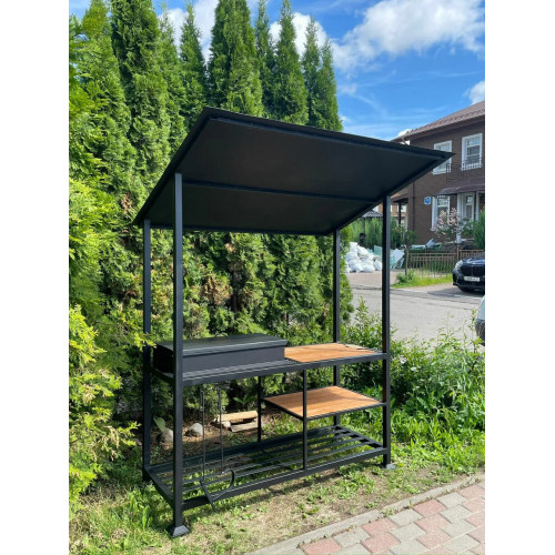 Мангал с крышей E1