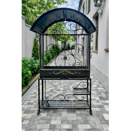 Мангал с крышей Барокко Премиум