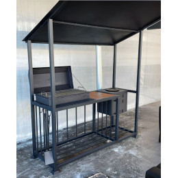 Мангал с крышей Барс