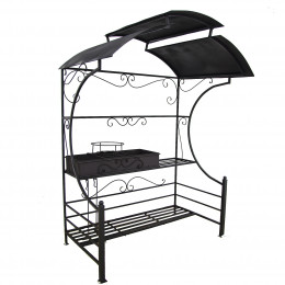 Мангал с крышей Идеал