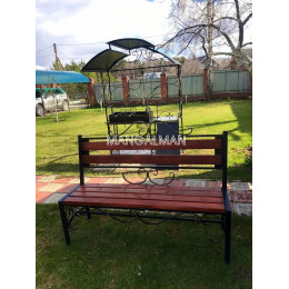 Мангал с крышей Лидер