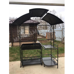 Мангал с крышей Лидер