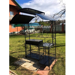 Мангал с крышей Лидер