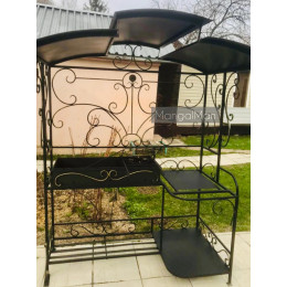 Мангал с крышей Лидер PRO