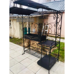 Мангал с крышей Лидер PRO