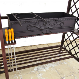 Мангал с крышей От Шефа