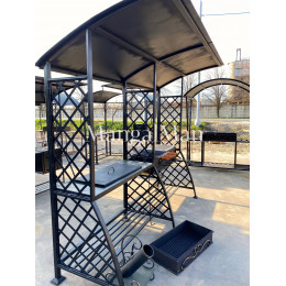 Мангал с крышей От Шефа