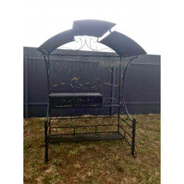 Мангал с крышей Подмосковье Премиум