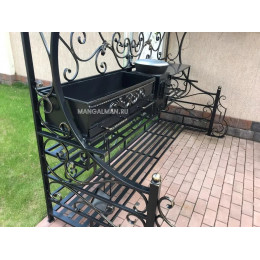 Мангал с крышей и печкой Россия