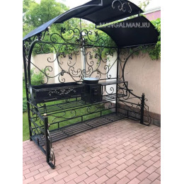 Мангал с крышей и печкой Россия