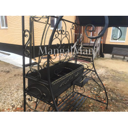 Мангал с крышей Удачный