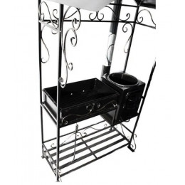 Мангал с крышей и печкой Усадьба Премиум